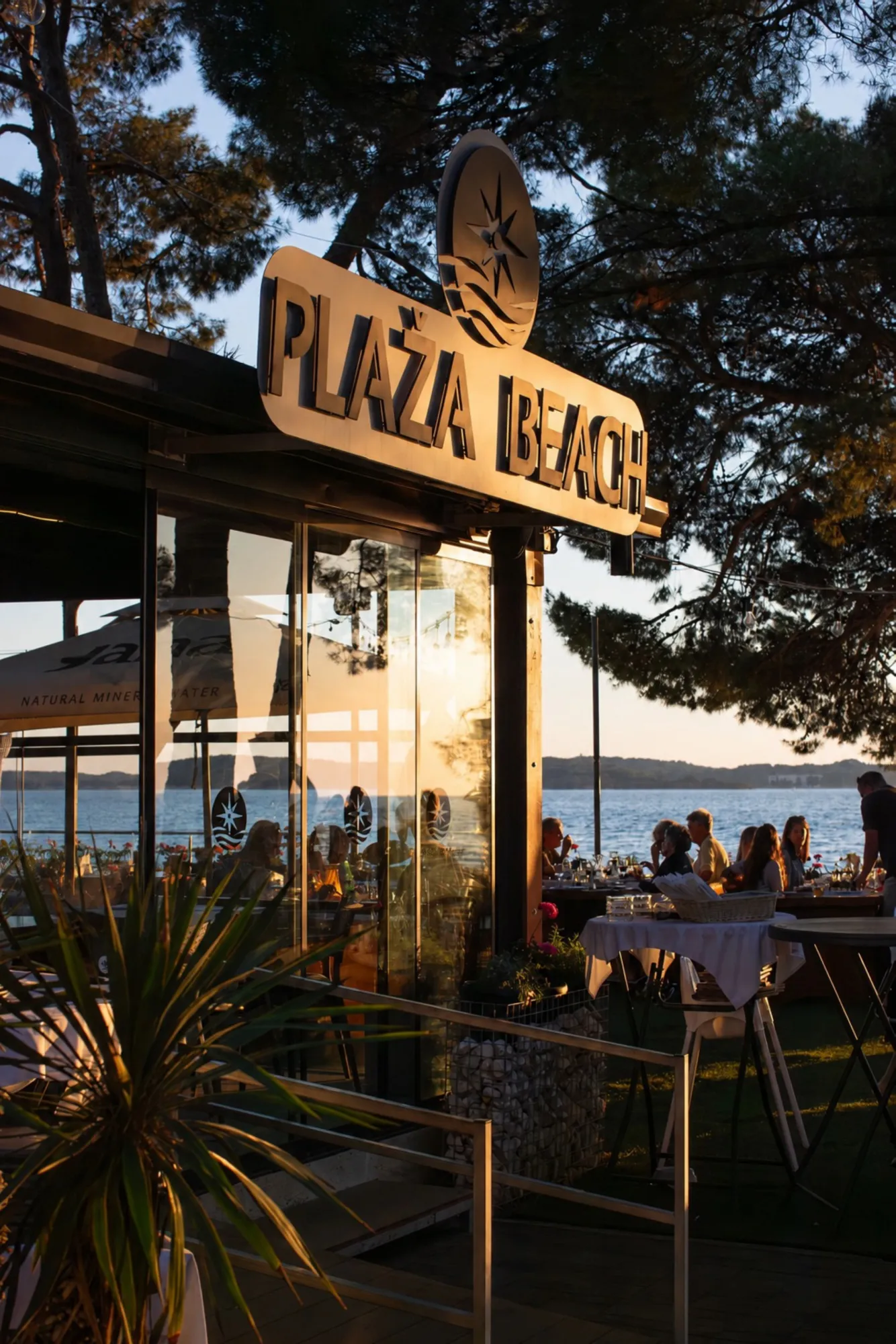 Ulaz u restoran Plaža-Beach Fažana